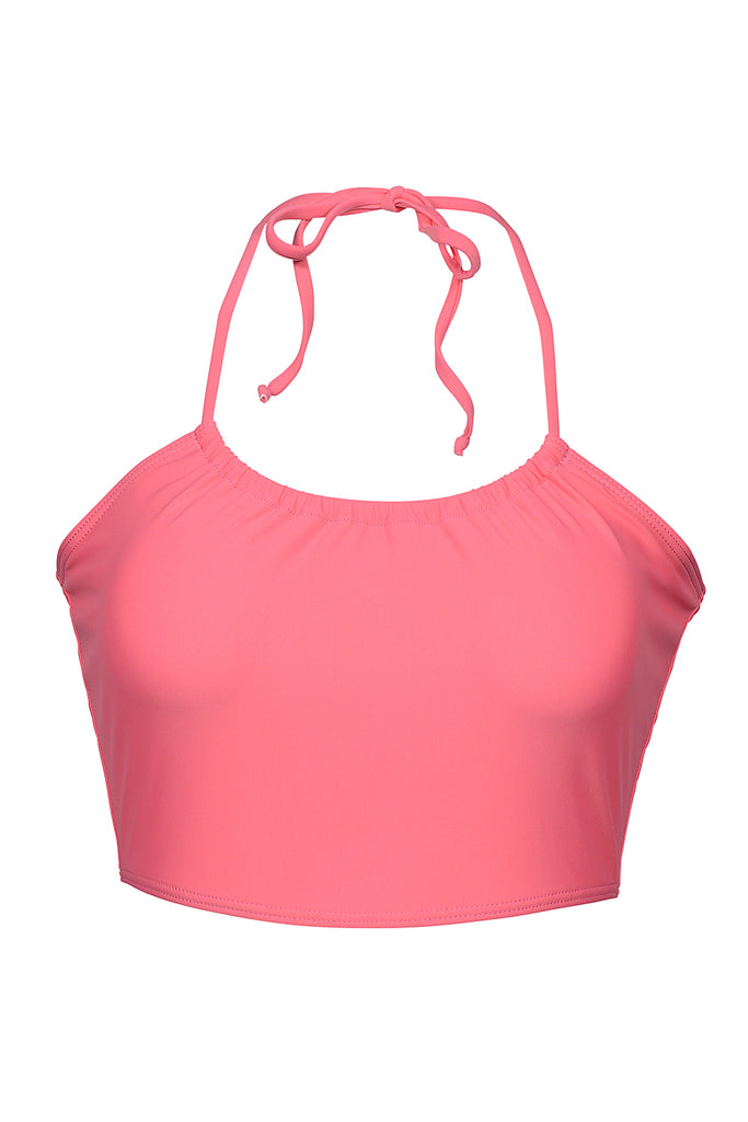 Zahra Bikini Top in Bubblegum. Complete the Look with the Zahra Bikini Bottom. Shop Now Pay Later with Afterpay.